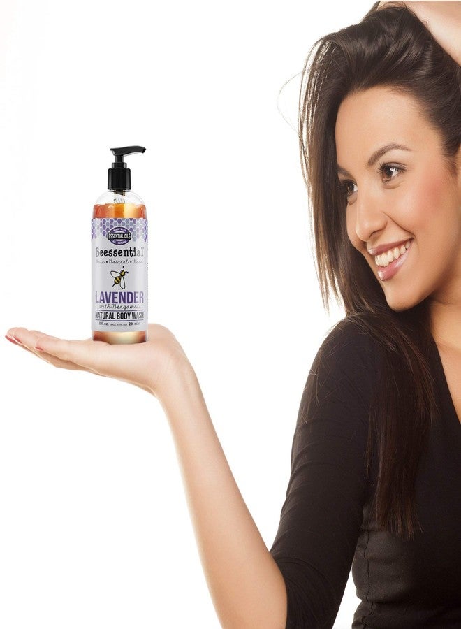 Beessential Natural Body Wash, Lavender | Sulfate-Free Bath and Shower Gel with Essential Oils for Men & Women, 8 oz - Image 5